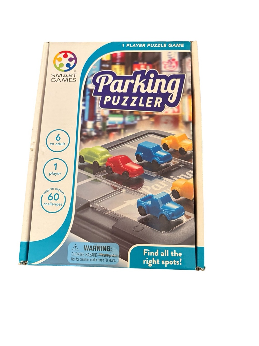 SmartGames Parking Puzzler Logic Puzzle Game with 60 Traffic Challenges Age 6+